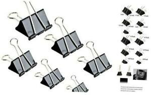 Binder Clips Paper Clamp for Paper-130 Pcs Clips Paper Binder Assorted 120Pack