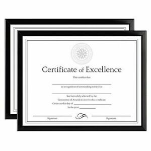 DAX DAXN17000NTP Document Frame,8-1/2x11 In,Black,PK2