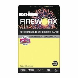 BOISE MP2207CY Colored Paper,Crackling Canary,PK500