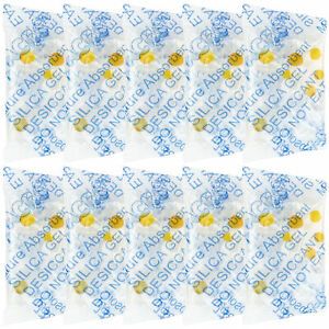 Desiccant Packets Silica Gel Indicating Humidity Odor Absorber 1 Gram 10PK
