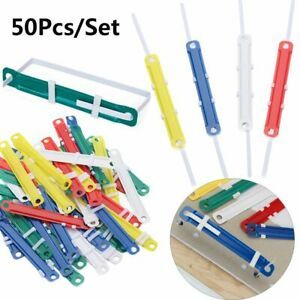 Notepad Loose-leaf File Folder Document Fasteners Binding Clip Hinged Rings