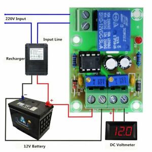 XH-M601 12V Battery Charging Control Board Intelligent Charger Power ControY Lh