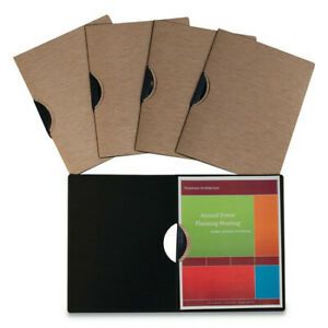 C-LINE 33316 Modern Metallic Executive Style Report Cover, 8.5&#034; x 11&#034;, Bronze,