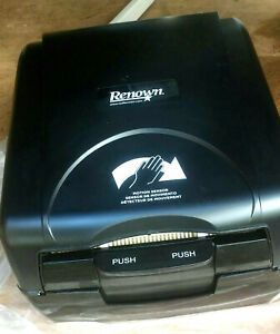 Renown  Hybrid Hands-free Roll Towel Dispenser Black #05177