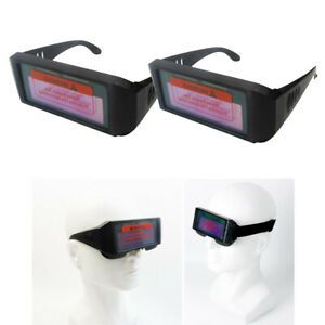 2x Welding Goggles Glasses One-piece Lens  MIG TIG GAS Oxy Cutting