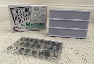 Mini Marquee Magnetic DIY Light Box 7” - Open Box