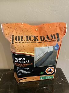Quick Dam QD610-1 Water-Activated Flood Barrier-1 Pack Black