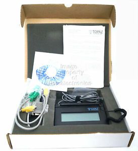New Topaz T-L462-B-R LCD 1x5 Signature Gem Capture Pad Serial Port