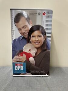 Infant CPR Anytime Kit AHA Heart Association DVD Training + Baby Manikin NEW FS