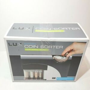 LUX Automatic Coin Sorter -  Sorts Pennies Nickels &amp; Quarters