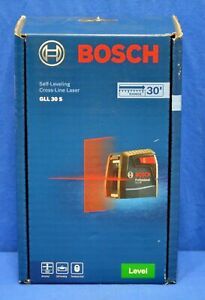 Bosch GLL 30 S Self Leveling Cross Line Laser Level w/ Flexible Mount - 30ft
