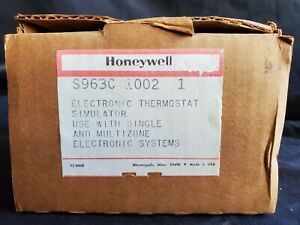 NOS Honeywell S963C 1002 S963C1002 Electronic Thermostat Simulator Instructions