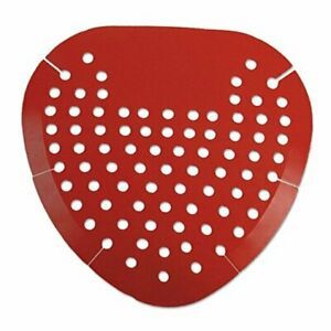 - KRY 1001 Boardwalk 1001 Urinal Screen, Cherry Fragrance (Box of 12) Red