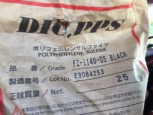 2 25KG POLYPHENYLENE SULFIDE(DIC.PPS)BLK Pellets Injection Molding FZ-1140-D5