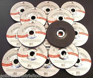 10 GOLIATH INDUSTRIAL 4&#034; GRINDING WHEELS GW458 DISCS ANGLE GRINDER REINFORCED