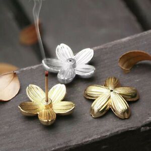 Desktop Home Decoration Incense Holder Stick Base Sakura Shape Buddhist Studio