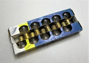 GE No. 8 Miniature Bulbs/Lamps Qty 10 New