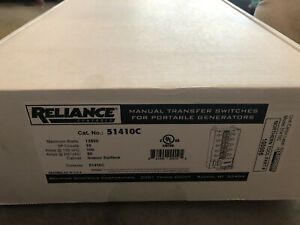 Reliance controls - Manual transfer switches for portable generators