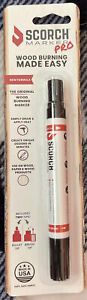 Scorch Marker Pro Non Toxic Chemical Wood Burning Pen-Heat Sensitive Double Tip