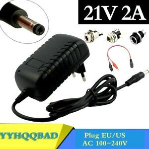 21V 2A 18650 Lithium Battery Charger 18V Lithium Battery Charger 5.5mm x 2.1mm