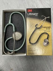 3M Littmann Lightweight II S.E. Stethoscope, Seafoam Green Tube, 28 inch, New