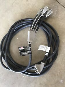 Briggs &amp; Stratton 25ft 20 Amp Generator Adapter Cord Set Black 4 Outlets