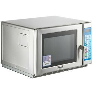 Solwave Medium-Duty Stainless Steel Commercial Microwave - 120V, 1,200W