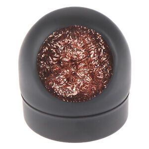 Soldering Iron Tip Cleaning Wire Nozzle Cleaner Sponge Ball Holder Tin RemoYC_AA