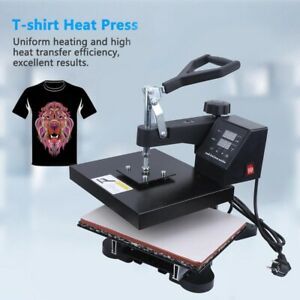 T-Shirt Heat Press Machine Hydraulic Dual-display Digital Sublimation Manual