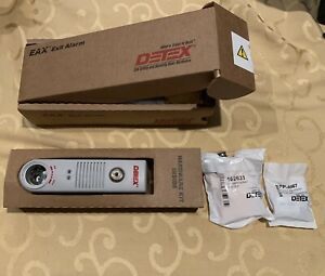 New Open Box Detex EAX-300W Gray Exit Door Alarm,9V Battery, UL Listed
