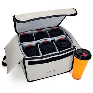 Insulated Drink Carrier for Drink Holder and Food Carrier Delivery Keep Your Dri