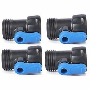 Xuee 4pcs Plastic Garden Irrigation Valve 3/4&#034; Male to Female Thread Extend H...