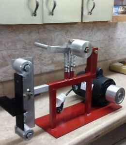 2x72 BELT SANDER GRINDER KNIFE STEEL WOOD, INDUSTRIAL MODEL WITH  2 HP MOTOR