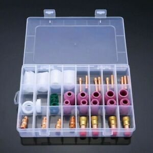 For Tig WP-17/18/26 Gas Lens Pyrex 40pcs Glass Cup TIG Torch Durable Practical