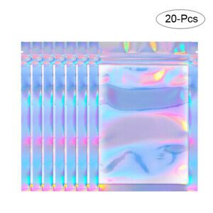 Ziplock Laser Bag Sealing Bag Aluminum Foil  Bag Sealed Packaging Bag 20x/Bag