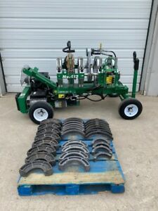 McElroy 412 Pipe Fusion Rolling Machine Gas Powered w dies facer heater 492 hrs