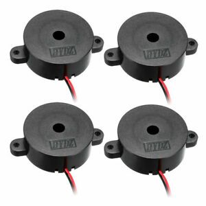4Pcs 85dB DC 12V Active  Electronic Buzzer Beep Tone Alarm Ringer