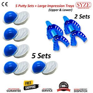 Teeth Impression Putty Silicone Material Tray Teeth Molding Kit for Impression