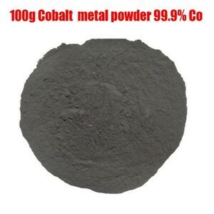 Cobalt Metal Powder 100g 99.9% High Purity High Quality Practical To Use
