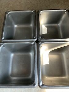 4-Vollrath Super Pan Qts, 15-4oz srv. Lot of 4