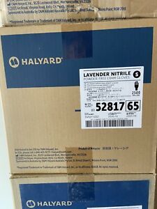 Small lavender nitrile gloves haylard 52817 2500 A Case Powder Free