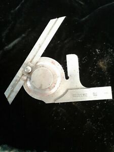Brown + Sharpe #495 Universal Bevel Protractor With 6&#034; Blade