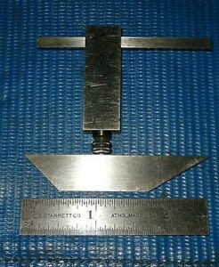 STARRET #14 - DOUBLE DIEMAKER&#039;S SQUARE W/ 2 1/2&#034; BEVEL NARROW &amp; STANDARD BLADE
