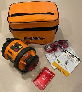 JOHNSON 40-6515 SELF-LEVELING ROTARY LASER LEVEL Used ONCE