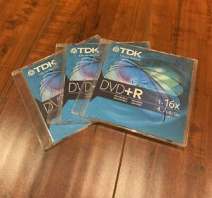 TDK DVD+R 1x-16x (4.7 GB) - Set of 3