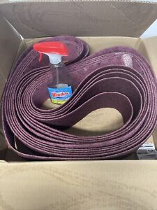 X5 Scotch-Brite 4” Wide X 132 Long Sanding Belt Coated Abc. Surface conditioning