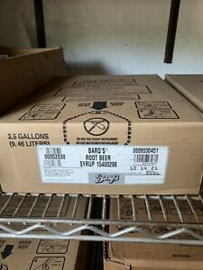 Barq’s Root Beer Soda Syrup Concentrate 2.5 Gallon Bag in Box Exp. 10/14/2021