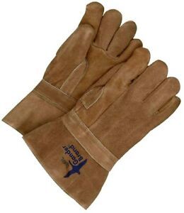 Bob Dale 63-9-766FL Premium Split Leather Hi Heat Gauntlet Glove w/ Banox Lining