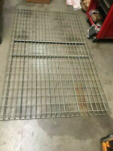 Pallet rack wire decking 78-1/2&#034; deep 47&#034; wide these weigh 55 lbs each