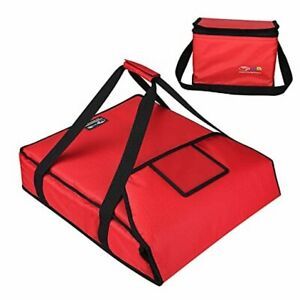 Insulated Pizza &amp; Food Delivery Bags Pizza Bag,22&#034; X 22&#034; X 5&#034; 21006 Red